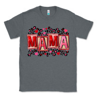 Charcoal Heather Pink leopard mama Classic Tee - FaDigitalArtStudio