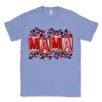 Colony Blue Pink leopard mama Classic Tee - FaDigitalArtStudio