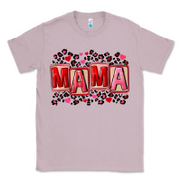 Lilac Pink leopard mama Classic Tee - FaDigitalArtStudio