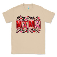 Mushroom Pink leopard mama Classic Tee - FaDigitalArtStudio