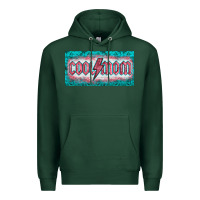 Sports Green western coll mom    license  plaid  templata Premium Hoodie - BarkalooDesign