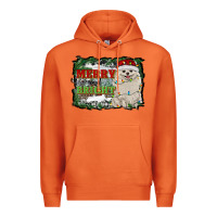 Carrot merry and bright pomeranian Premium Hoodie - RanaPortraitStore