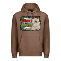 Chestnut merry and bright pomeranian Premium Hoodie - RanaPortraitStore