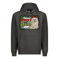 Smoke merry and bright pomeranian Premium Hoodie - RanaPortraitStore