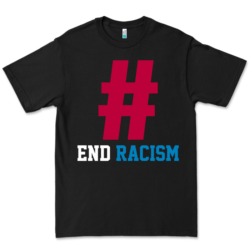 Basic End Racism Resist - Anti Trump Gift Political Premium Tee by artisFamous | Teevron