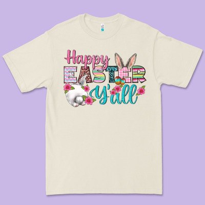 Happy Easter Y'all Premium Tee Designed By Bundleandbundleshop