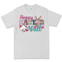 Dove Grey Happy Easter Y'all Premium Tee - BundleAndBundleShop