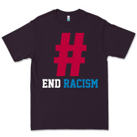 Plum Basic End Racism Resist - Anti Trump Gift Political Premium Tee - artisFamous