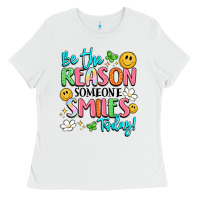 White be the reason someone smiles today Ladies Tee - LillyAllenDesigns