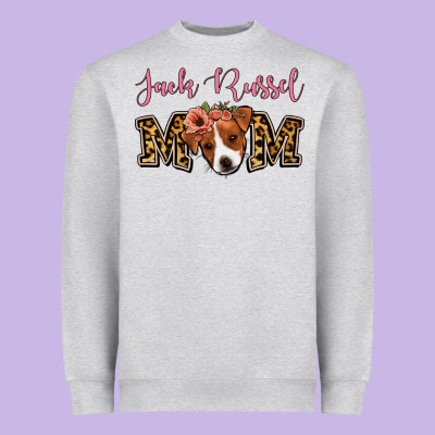Jack Russel Mom Heavyweight Sweatshirt Designed By Jasminsmagicworld