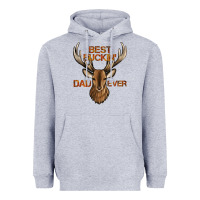 Heather Grey best buckin' dad ever deer Heavyweight Hoodie - Jasminsmagicworld
