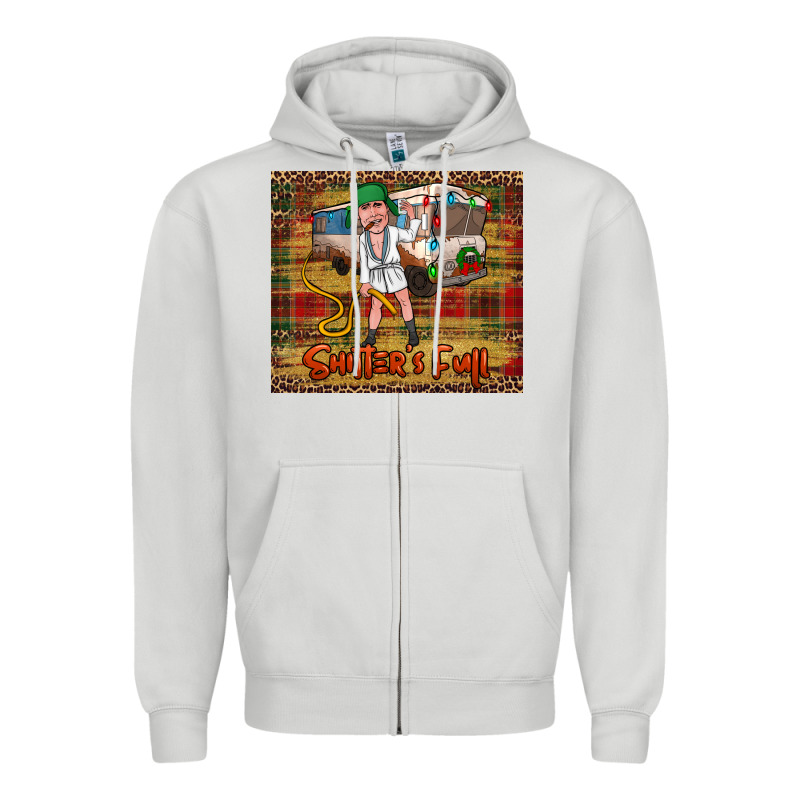 Shitters Full Merry Christmas Zipper Hoodie by Jasminsmagicworld | Teevron