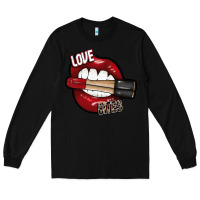 Black Love Bites Long Sleeve Tee - SublimationCraftShop