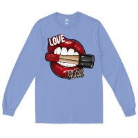 Colony Blue Love Bites Long Sleeve Tee - SublimationCraftShop