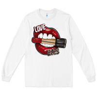 White Love Bites Long Sleeve Tee - SublimationCraftShop