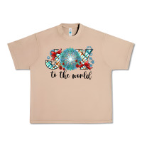 Burro Joy to the World Urban Heavy Tee - CowhideDigitalArt