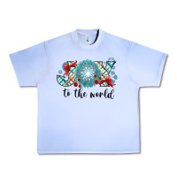 Grape Ice Joy to the World Urban Heavy Tee - CowhideDigitalArt