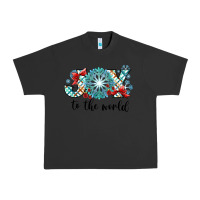 Pigment Black Joy to the World Urban Heavy Tee - CowhideDigitalArt