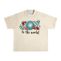 Sandshell Joy to the World Urban Heavy Tee - CowhideDigitalArt