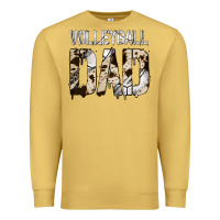 Antique Gold no background volleyball dad Premium Sweatshirt - Jasminsmagicworld
