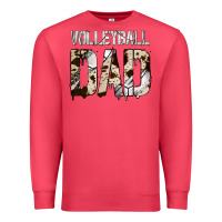 Cardinal no background volleyball dad Premium Sweatshirt - Jasminsmagicworld