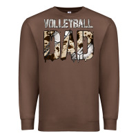 Chestnut no background volleyball dad Premium Sweatshirt - Jasminsmagicworld