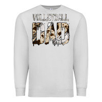 Dove Grey no background volleyball dad Premium Sweatshirt - Jasminsmagicworld