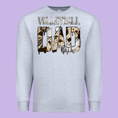 No Background Volleyball Dad Premium Sweatshirt Designed By Jasminsmagicworld