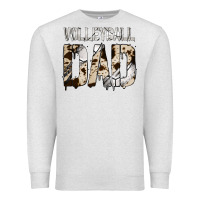 Oatmeal Heather no background volleyball dad Premium Sweatshirt - Jasminsmagicworld