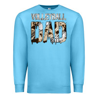 Ocean Blue no background volleyball dad Premium Sweatshirt - Jasminsmagicworld