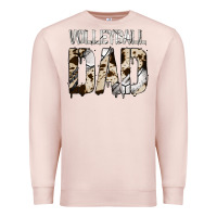 Pale Pink no background volleyball dad Premium Sweatshirt - Jasminsmagicworld