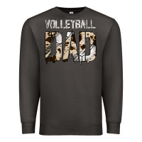 Smoke no background volleyball dad Premium Sweatshirt - Jasminsmagicworld