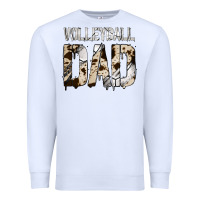 White no background volleyball dad Premium Sweatshirt - Jasminsmagicworld