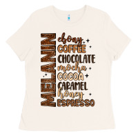 Bone melanin shades of brown Ladies Tee - LillyAllenDesigns