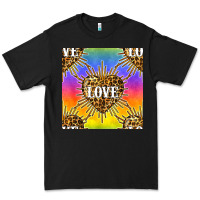 Black Pride lgbtq leopard love heart seamless pattern Premium Tee - BundleAndBundleShop