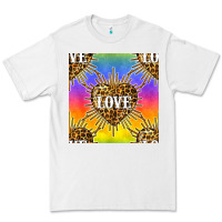 White Pride lgbtq leopard love heart seamless pattern Premium Tee - BundleAndBundleShop