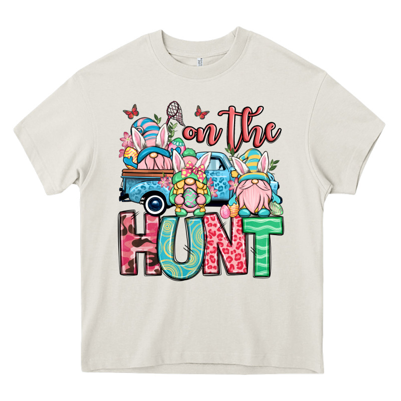 Easter Gnomes On The Hunt Heavy Core Tee by OliviaCreatesArt | Teevron