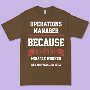 Operations Manager - Cool Gift Job Premium Tee Designed By Artisfamous