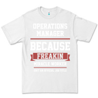 White Operations Manager - Cool Gift Job Premium Tee - artisFamous