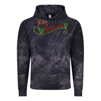 Cloud Black merry christmas western Vintage Hoodie - CowhideDigitalArt