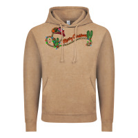 Vintage Coffee merry christmas western Vintage Hoodie - CowhideDigitalArt