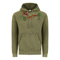 Vintage Olive merry christmas western Vintage Hoodie - CowhideDigitalArt