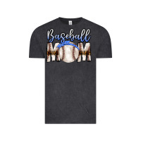 Vintage Black Baseball Mom Vintage Tee - CowhideDigitalArt