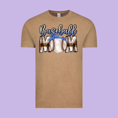 Baseball Mom Vintage Tee Designed By Cowhidedigitalart
