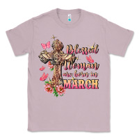 Lilac Blessed women are born in March Classic Tee - FaDigitalArtStudio