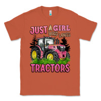 Copper just a girl who loves tractors Classic Tee - BarkalooDesign