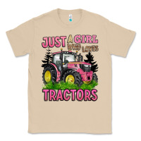 Mushroom just a girl who loves tractors Classic Tee - BarkalooDesign