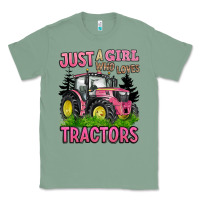 Sage just a girl who loves tractors Classic Tee - BarkalooDesign