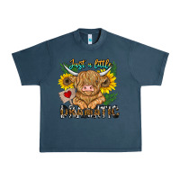Midnight Navy just a little dramatic Urban Heavy Tee - CowhideDigitalArt