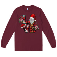 Burgundy Love Gnome Long Sleeve Tee - SublimationCraftShop